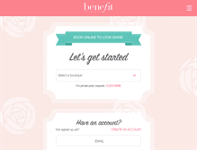 Tablet Screenshot of benefitboutiques.com